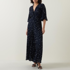 Dotted Wide Leg Jumpsuit