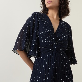 Dotted Wide Leg Jumpsuit
