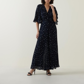 Dotted Wide Leg Jumpsuit