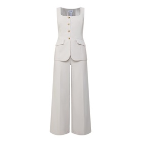 Waistcoat Wide Leg Jumpsuit