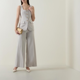 Waistcoat Wide Leg Jumpsuit