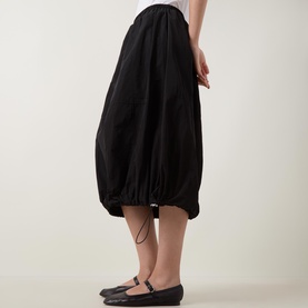 Drawstring Bubble Skirt