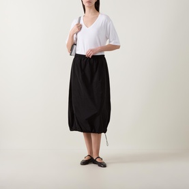 Drawstring Bubble Skirt
