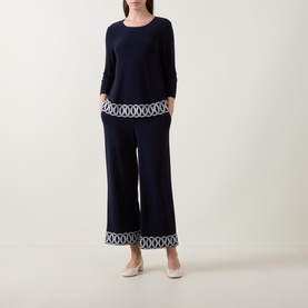 Guipure Knitted Top
