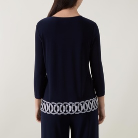 Guipure Knitted Top