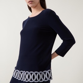 Guipure Knitted Top