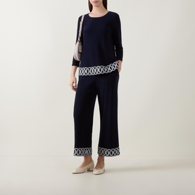 Guipure Knitted Top