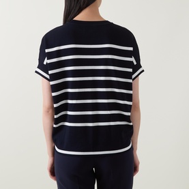 Stripe Fine Knit Top