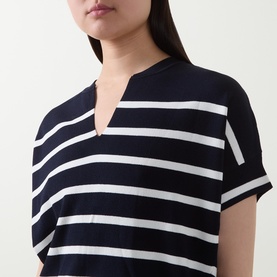 Stripe Fine Knit Top