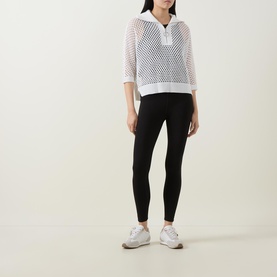 Mesh Half-Zip Top