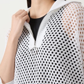 Mesh Half-Zip Top