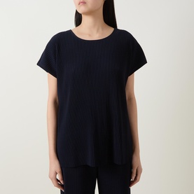 Pleated Scuba Top