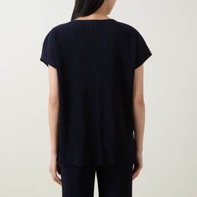 Pleated Scuba Top
