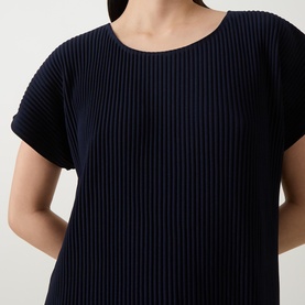 Pleated Scuba Top