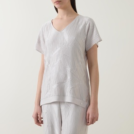 Pleated Front Top