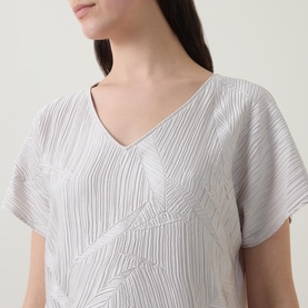 Pleated Front Top