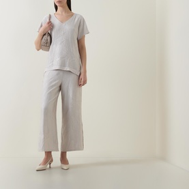 Pleated Front Top