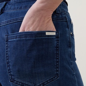 Mid-Rise Straight Leg Jeans