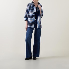 Mid-Rise Straight Leg Jeans