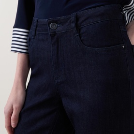 Mid-Rise Straight Leg Jeans