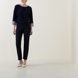 Mid-Rise Straight Leg Jeans