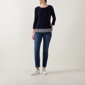 Gia Slim Leg Cropped Jeans
