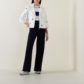 Mid-Rise Wide Leg Jeans