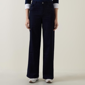 Mid-Rise Wide Leg Jeans
