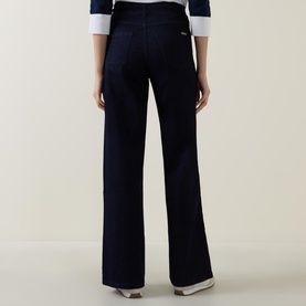 Mid-Rise Wide Leg Jeans