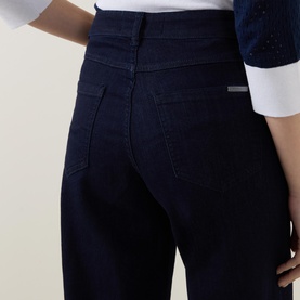 Mid-Rise Wide Leg Jeans