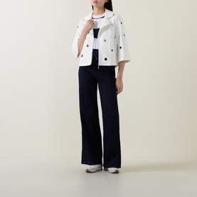 Mid-Rise Wide Leg Jeans