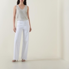 Mid-Rise Wide Leg Jeans