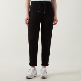 Mid-Rise Ankle Length Straight Leg Trousers
