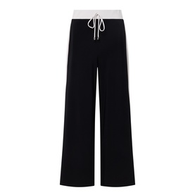 Colour-Blocked Drawstring Trousers