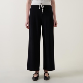 Colour-Blocked Drawstring Trousers