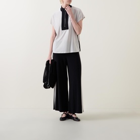 Colour-Blocked Drawstring Trousers