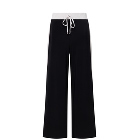 Colour-Blocked Drawstring Trousers