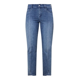 Embellished Cropped Jeans