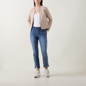 Embellished Cropped Jeans