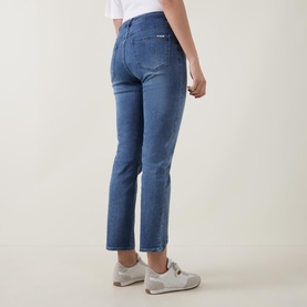 Embellished Cropped Jeans