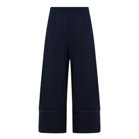 Seersucker Balloon Trousers