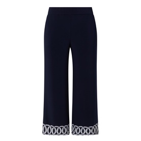 Guipure Knitted Cropped Trousers