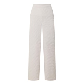 Textured Wide Leg Trousers