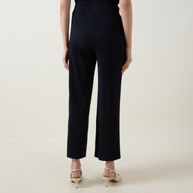 Pleated Wide Leg Trousers