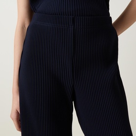 Pleated Wide Leg Trousers