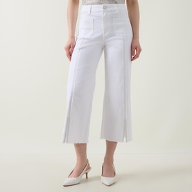Cropped Wide Leg Jeans