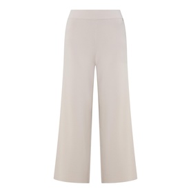 Side Slit Mid-Rise Wide Leg Trousers