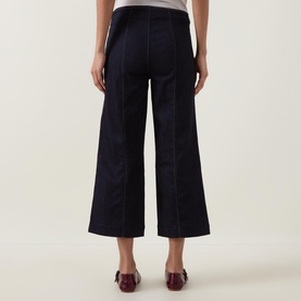 Wide Leg Cropped Jeans