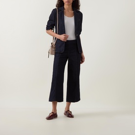 Wide Leg Cropped Jeans