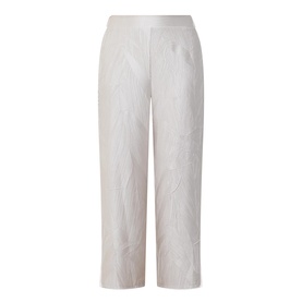 Textured Wide Leg Trousers